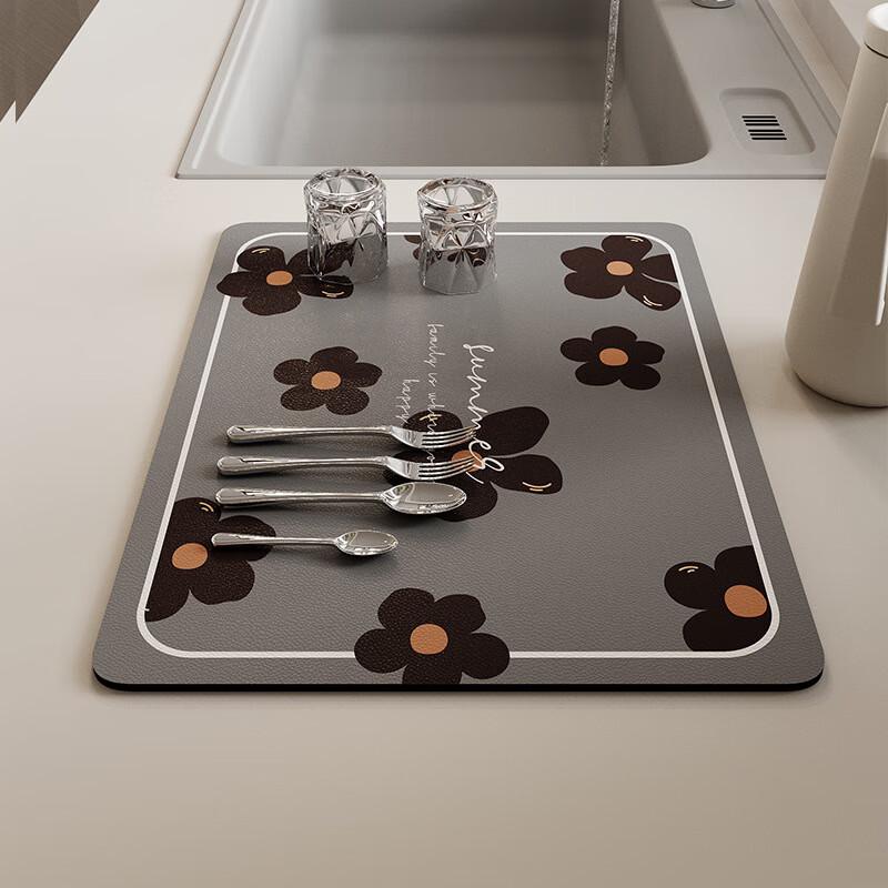 Changbaosen Diatomaceous Earth Kitchen Drain Mat