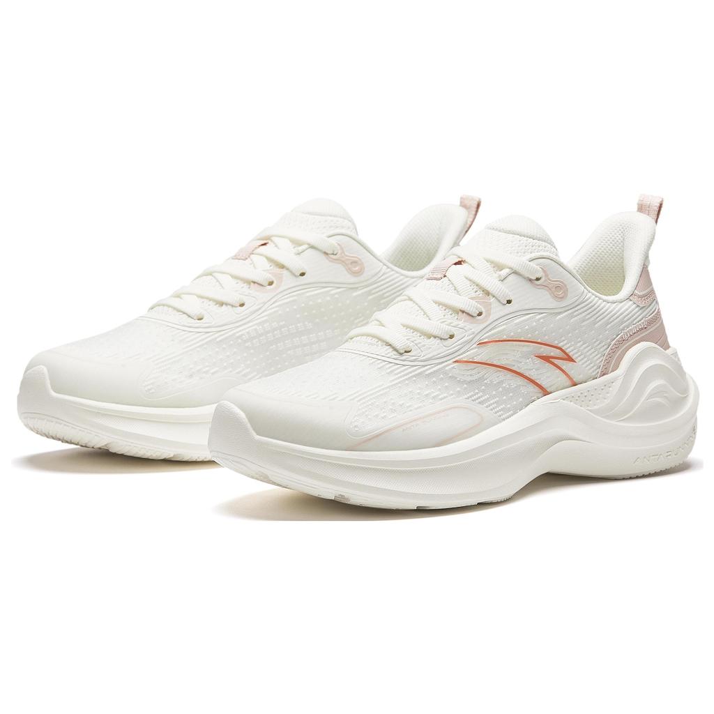 Anta Ling Yun 3 Versatile Slip Resistant Low Top Running Shoes Women's White 922355556-3
