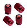 For Alfa Romeo Four-leaf Clover 156 159 Giulia LOGO 4pcs Car Wheel Tire Valve Aluminum Caps Tyre Stem Covers Airdust Waterproof ze2