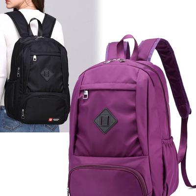 Großer Damen-Canvas-Rucksack, Reise- & Schultasche, Oxford-Stoff, Laptoptasche für College-Studenten