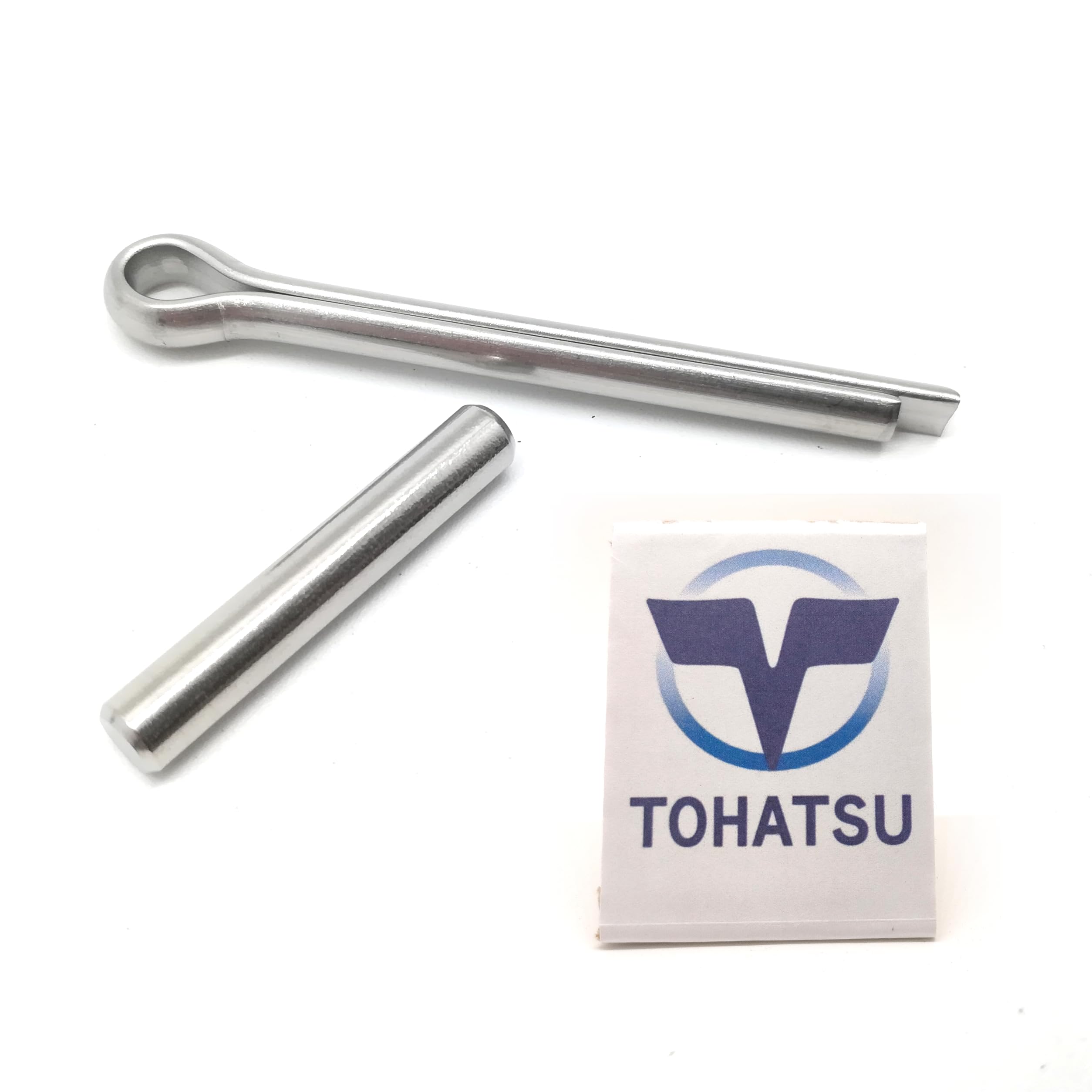 WakyaJig Outboard Motor Shear Pin Genuine Parts Compatible with Tohatsu 2hp/3.5hp Parts Pin/Split (Cotter Pin) Set, (pin2set)