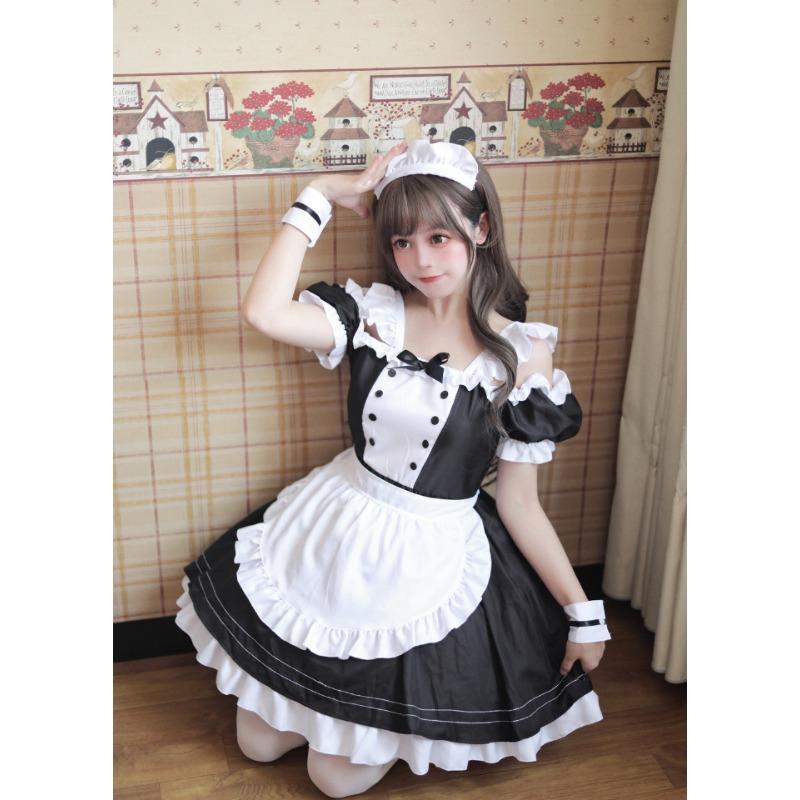 New Maid Dress Cute Secondary Lolita Dress Cat Maid Uniform Restaurant Maid Suit