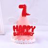 Happy Birthday Hat Dinosaurs Whales Bright Color No Deformation Adorable Adult Children Birthday Felt Hat Party Supplies