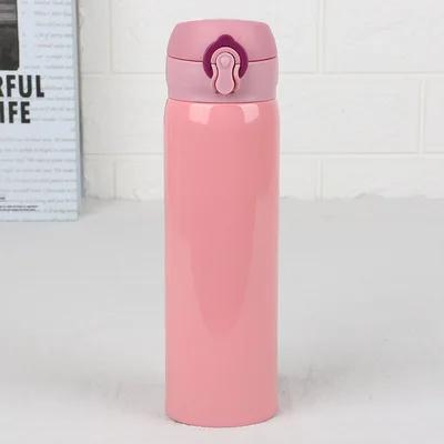 Stainless Steel Kids Vacuum Flask Portable Thermos Bottle Car Travel Mug