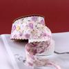 Trend Ancient Chinese Style Printed Edge Ribbon butterfly Clip Hairpin Raw Material DIY Hair Accessories Gift Wrap Band