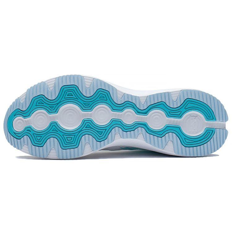 Li Ning Yue Ying 1.0 Shock Absorption Non-Slip Wear-Resistant Low-Top Running Shoes Men Sneaker White Blue ARHS027-4