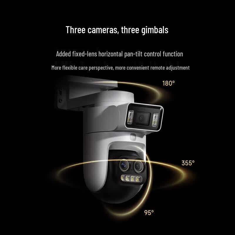 Xiaomi Smart Outdoor Camera 4 Pro Zoom a Tripla Lente (Versione NC)