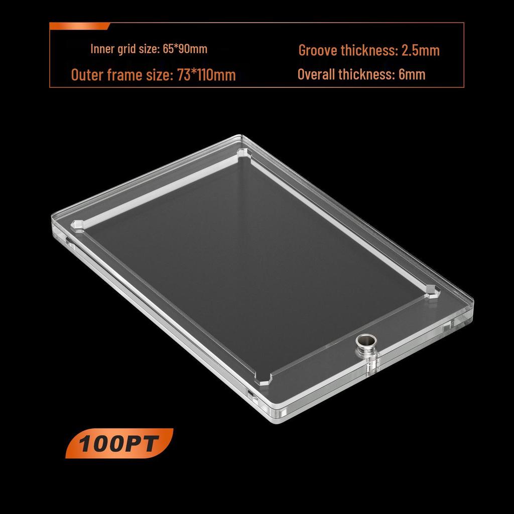 Acrylic Hinged My Little Pony Transparent Cartoon Card Holder Sleeve