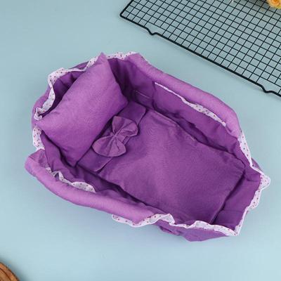 Anpassbar für Puppen unter 35 cm Niedliches handgezogenes Korbdesign für Anziehpuppen Puppenhaus Zubehör Spielzeug für Mädchen Geschenke