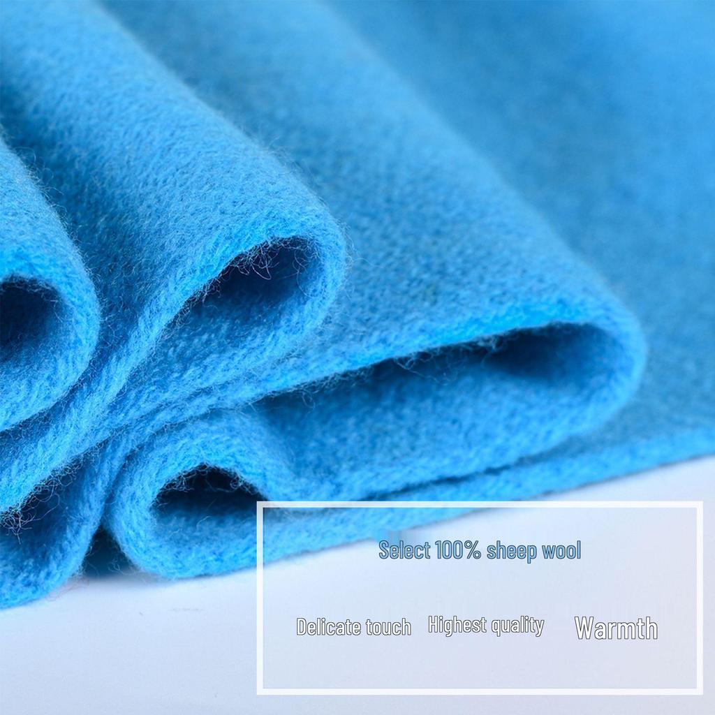 Prémiová šála z australské merino vlny - Unisex zimní hřejivost, jednobarevná