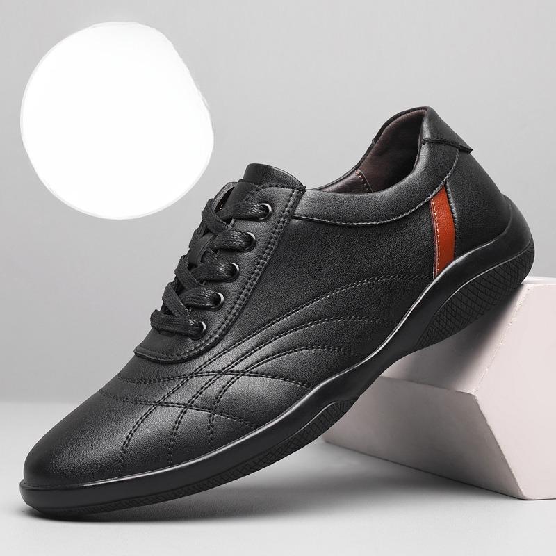 Sports and Leisure Shoes for Men, British Non Slip Single Shoes, Comfortable Soft Soled Men's Casual Leather Shoes