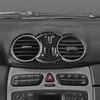 For Mercedes Benz CLK C209 A209 (2002-2010) Trim Accessories. Carbon Fiber Interior Sticker. Car Center Console Air Vent Panel.