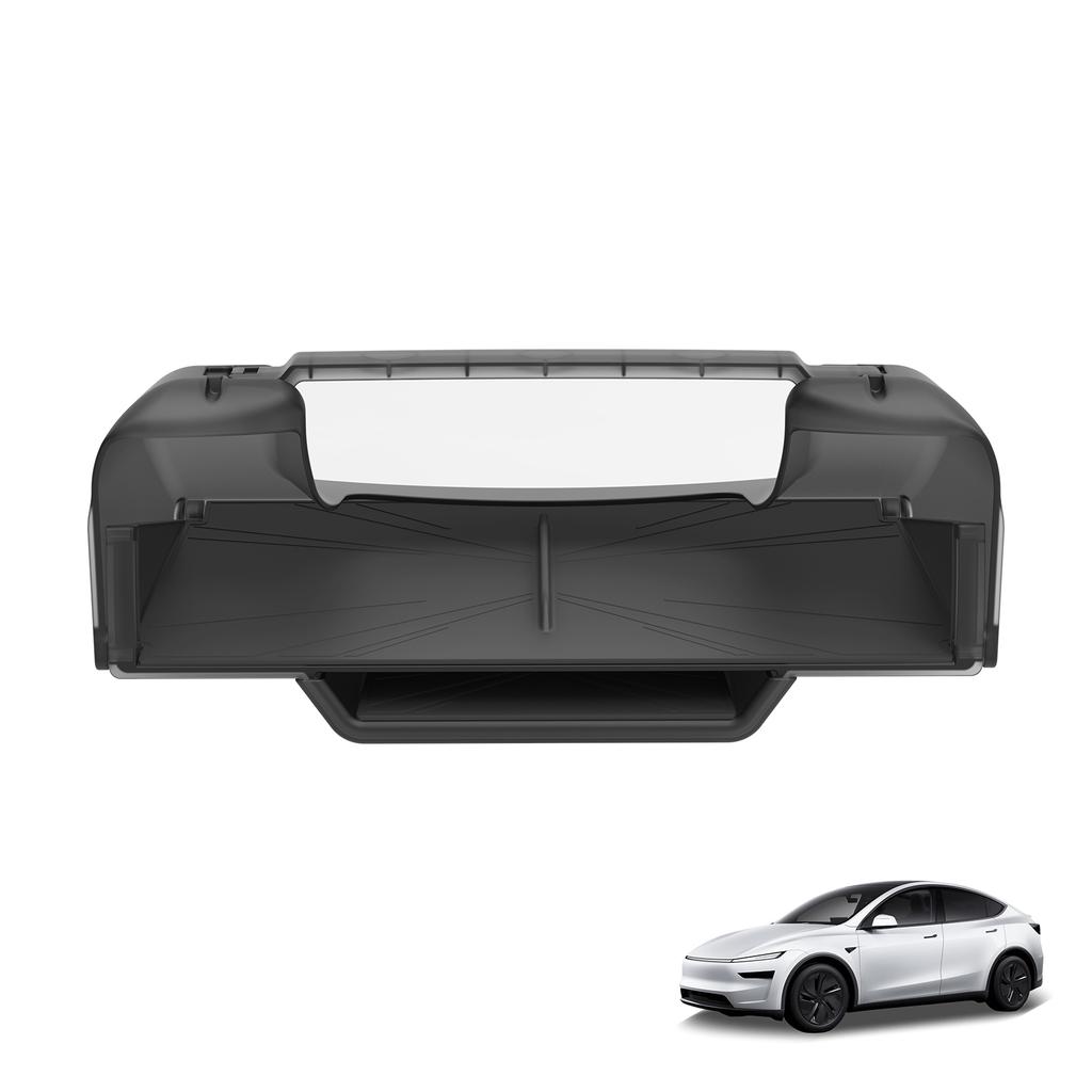 LUCKEASY for Tesla Model YL/Y Juniper/Model 3 Highland 2025 Car Hidden Storage Organizer Under Central Control Screen Tray