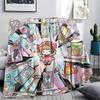 Cardcaptor Sakura Print Flannel Blanket, Ultra Soft High Quality All Seasons Warm Throw, Home Decor Cozy Blanket, Perfect Christmas Gift