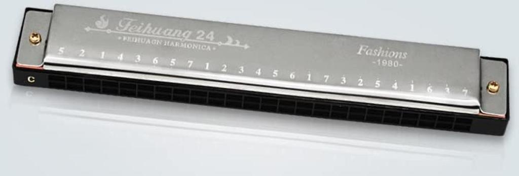 C 24-hole tremolo harmonica, high-quality Suzuki tremolo harmonica