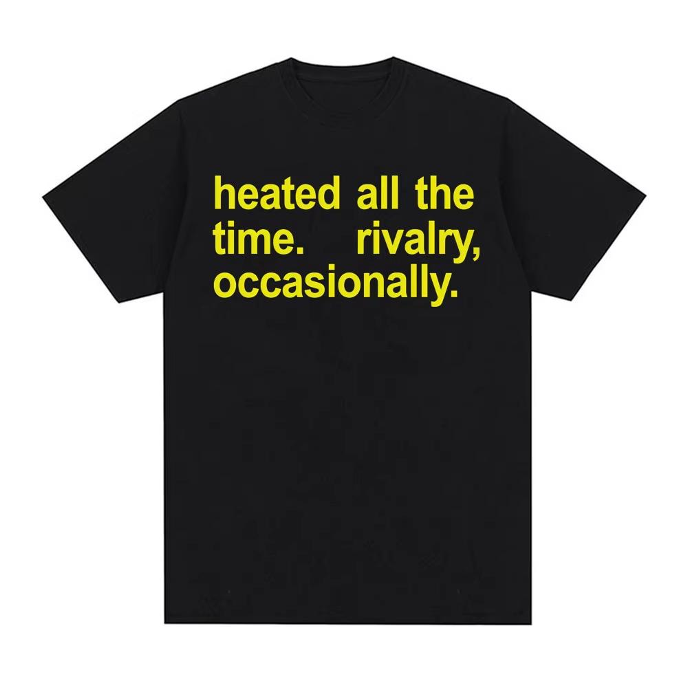 

Camisetas RivalryOccasionally T-Shirts para hombre, sueltas, de gran tamao, unisex, de moda urbana, de algodón, con estampad... 5XL різнокольоровий