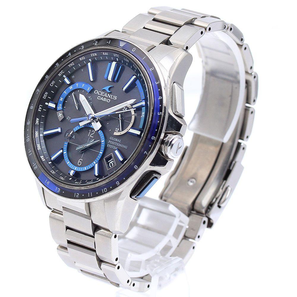 Used Casio CASIO OCW-G1100-1AJF Oceanus Solar Radio Men's With Warranty Card_900078