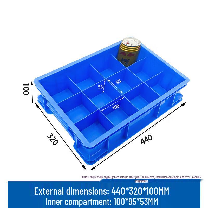Thickened Plastic Parts Organizer Box