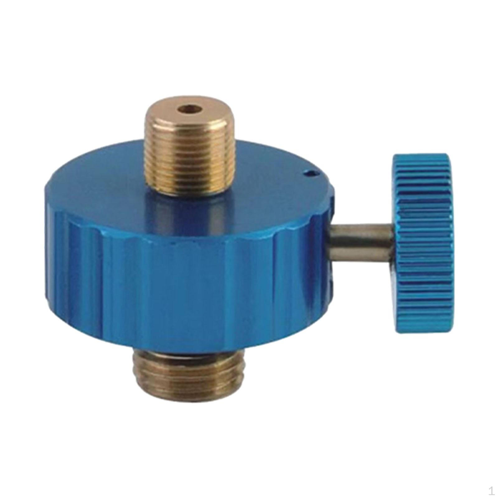 

Адаптер для кемпінгу Конвертер Міцний Металевий Захищений від іржі з Ручкою Регулювання Конвертер Входу для Балона для синій