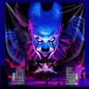 VIKAMA Creepy Clown Tapestry Bloody Tears Living Room AudioVisual Room Decoration Dark System Horror Theme Tapestry
