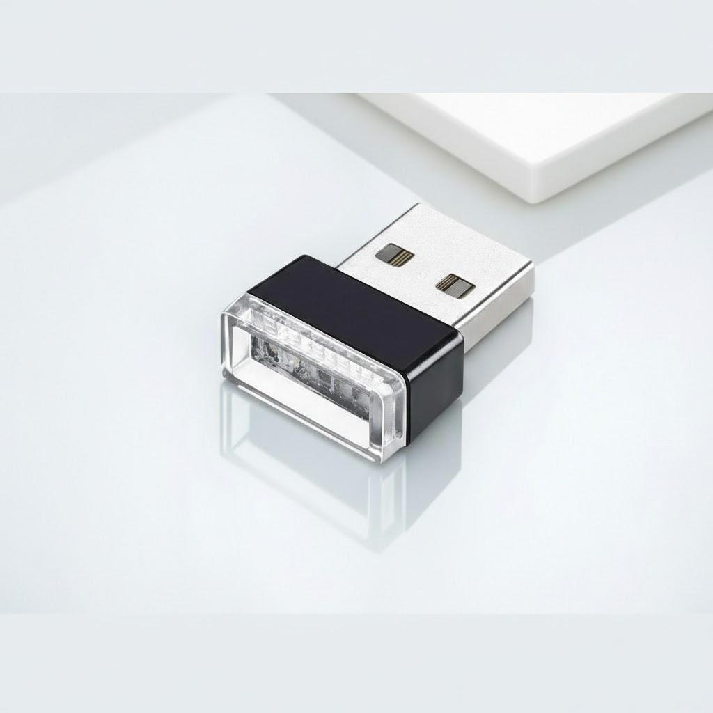 

Mini USB LED Car Atmosphere Light Interior Decoration Emergency Illumination Plug Play Vehicle Lighting белый
