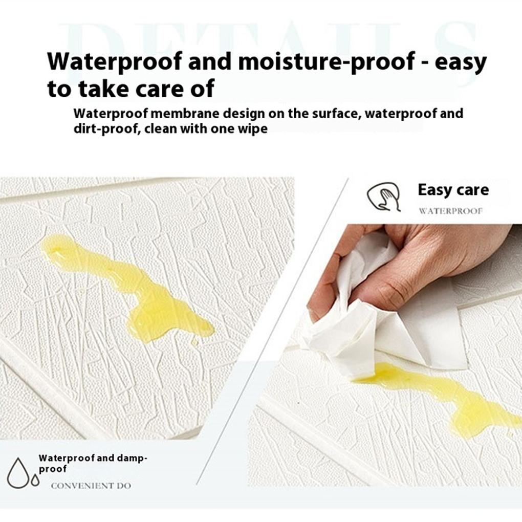 10piece Self Adheve Ceiling Tiles Waterproof Foam Panel For DIY Home Decor 3d Foam Wall Sticker