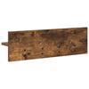 Wall Mounted Nightstand Smoked Oak 60 x 10.5 x 18 cm