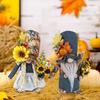 Standing Sunflower Gnome Doll Fall Gnome Maple Leaf Faceless Doll  Fall Gnome Butterfly Gnome