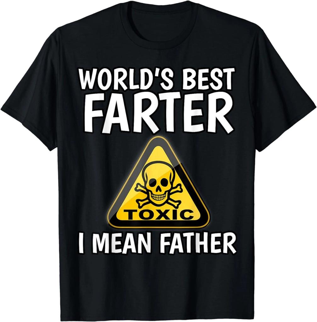 Worlds Best Farter, I Mean Father - Funny Fathers Day Fart Gift Unisex T-Shirt