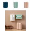 Chic Wall-mounted Tissue Box Holder With Stylish Concave Round Opening For Convenience