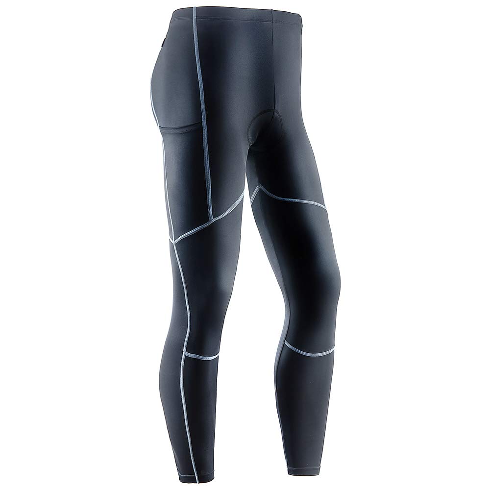 

Cycling Cycling Cycling Tights with 3D [CATENA] Men s Tights, Pants, Pad, Pockets, Breathable, Sweat-wicking, Quick-drying серый