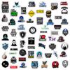 Cybersecurity Hackers Network Security Engineers Stickers Cracker Firewall Anonymous Waterproof Decal For Laptop Phone Bottles