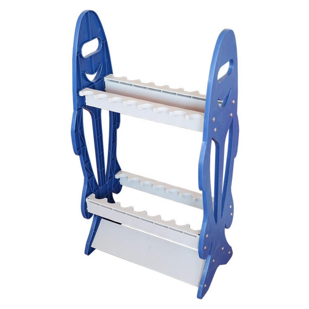 Fishing Rod Rack Upright Holder Freestanding for Garage, Tackle Shop