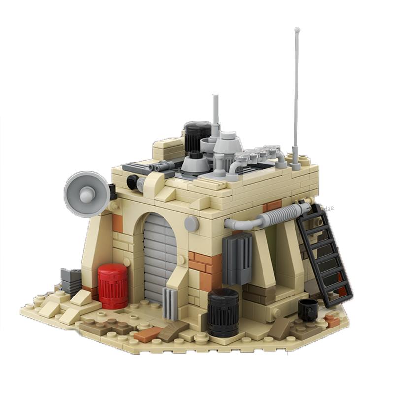 Star Movie Series MOC Tatooine Mos Eiseley Model Building Block DIY Creative Ideas DIY Toy Assembly Gift MOC-114152
