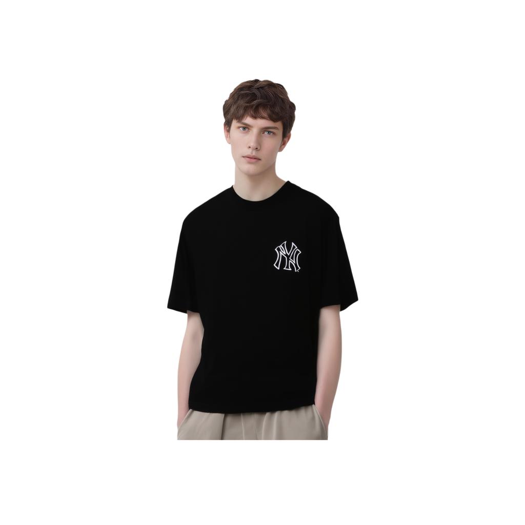 New MLB New York Yankees Basic Collection SS25 T Shirt Unisex Black 3ATSB6053-50BKS
