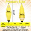 Banana Man Full Banana Costume for Halloween Funny Adult Perfect for School Festivals and Cultural Events [Formemory] - Costume, Yellow, Unisex, Size,