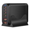 Multiple Device Charging Station, 160W USB C Charger with Double USB & 4Type C Port, for Electronics Devices Travel Use