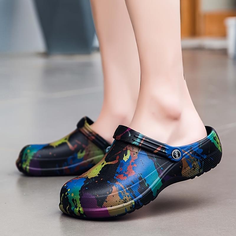 Breathable Soft EVA Women's Summer Clogs - Comfortable & Lightweight Slip-On Sandals with Thick Sole for Indoor/Outdoor Use, Casual Style