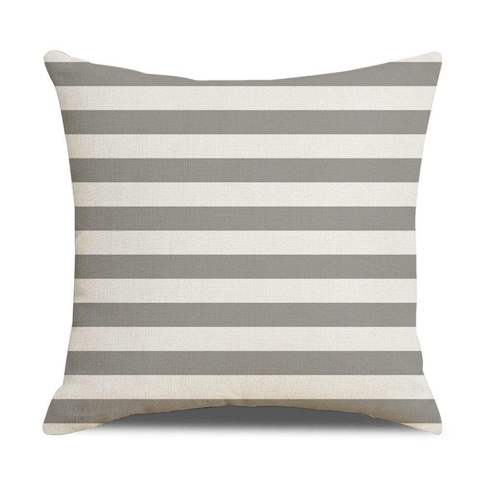 Nuova Copricuscino Decorativo Nordic Moderno Semplice in Lino Copricuscino per Divano con Motivo Geometrico