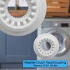Plastic Washing Machine Clutch Gear Coupler Replacement Restores Drive Function Easy Installation with Guide DC9718439A