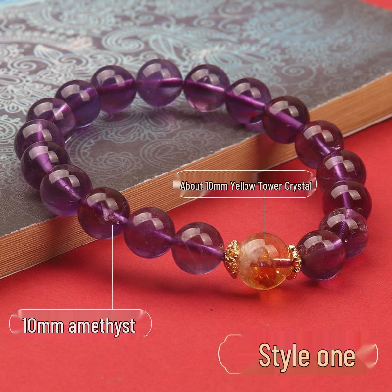 

Натуральный аметист браслет высокого класса в китайском стиле