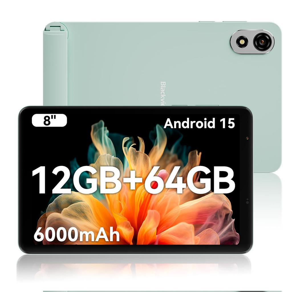 Blackview ZENO 1 8palcový HD displej AI Tablet Android 15 4/6GB RAM 64/256GB ROM 6000mAh motor 0820 Tablet