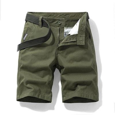 Pantaloncini Casual Multi-Tasche Estivi a 5 Punti da Uomo per Mezza Età e Anziani - Taglia Larga