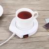 , Electric Cup Warmer Hter Pad Coffee T Milk Mug for T Milk Soup with Low Power Consumption, Light Weight Portable Mug Warmer Mat fo