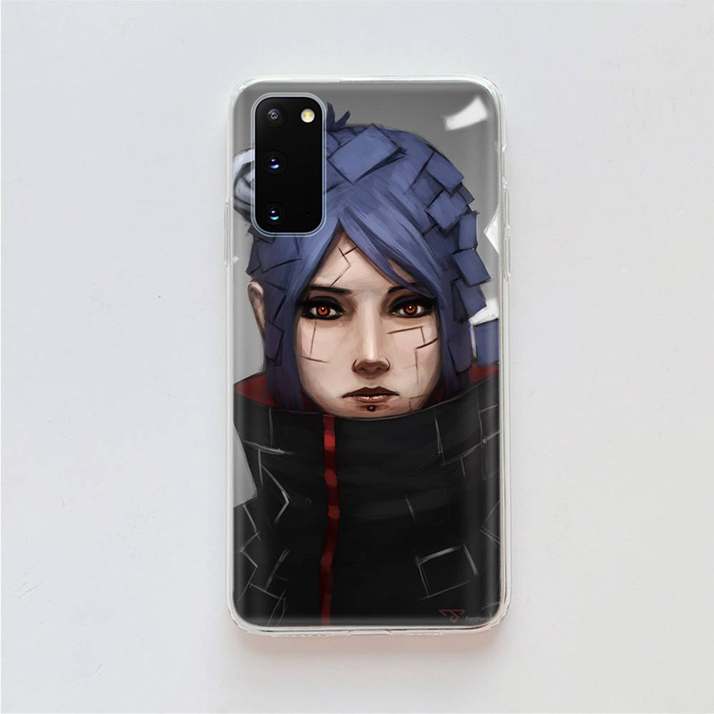 AD77 Naruto Akatsuki Clear Case for Samsung A04 A14 A23 A34 A54 M23 M33 M52 M53 Realme 10 9 C30S C35 C55 VIVO Y02 Y21 Y33S Y51 X80 V25 Cover