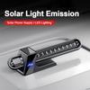 New Solar-Powered Light-Up Temporary Parking Number Plate, Car Phone Number Switchable Dual Number Plate