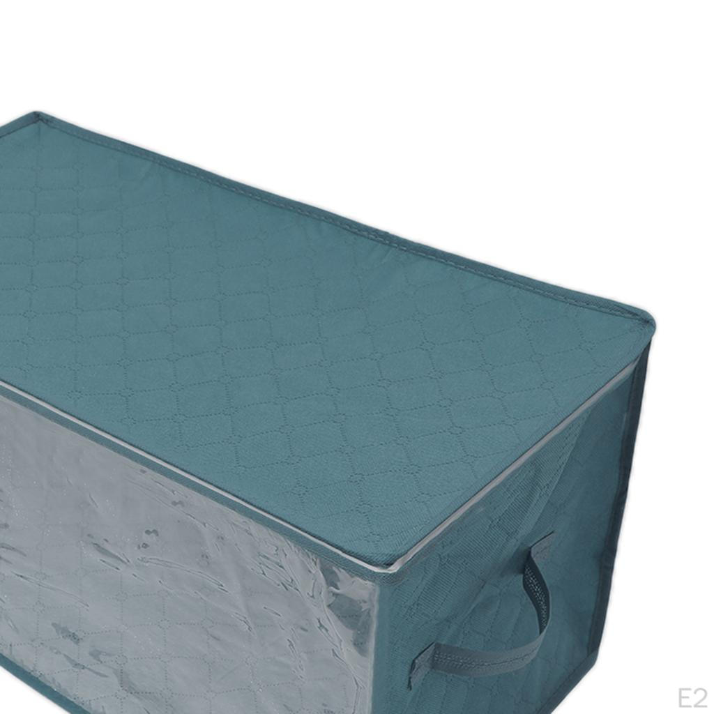 Bed Clothes Storage Bag Foldable Organizer Container for Quilts Sweaters