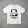 Jujutsu Kaisen Gojo Satoru Six Eyes Split Panel Graphic TShirt Unisex White Anime Streetwear