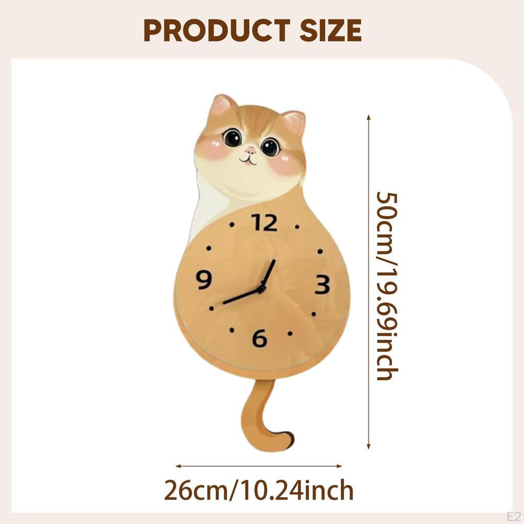 Clock Decor Art Ornament Decorative for Farmhouse Living Room Kitchen