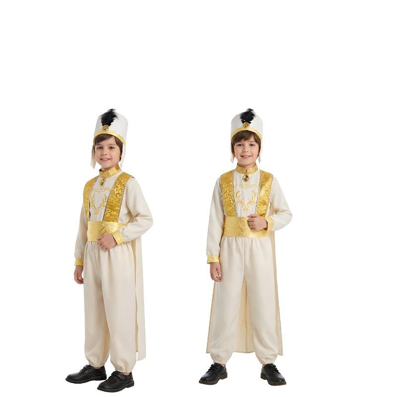 Halloween Kinder Erwachsene Wunderlampe Prinz Tausend und eine Nacht, Prinz Wunderlampe Anime Bühnenaufführung Kostüm